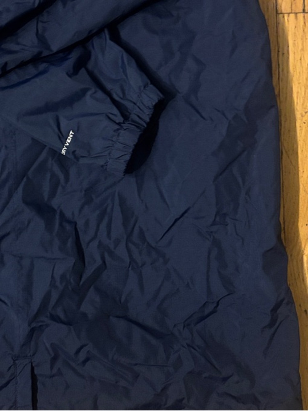 The North Face Antora DryVent Colorblock Rain Jacket - Blue & Black - Large - Picture 9 of 11